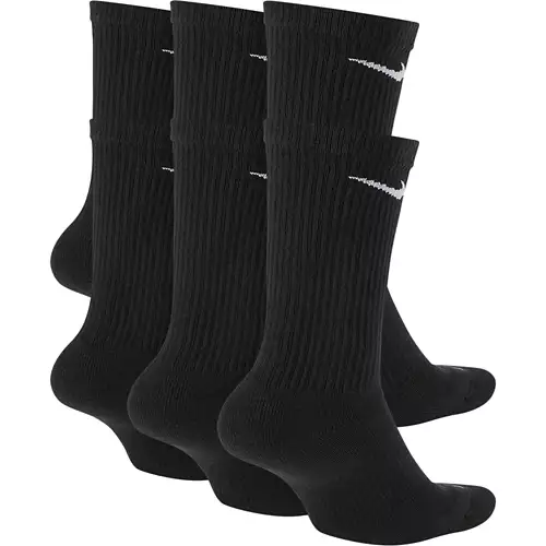 Adult Nike Everyday Plus Cushioned 6 Pack Crew Socks 4 Adult Nike Everyday Plus Cushioned 6 Pack Crew Socks - Image 2