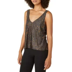 Women's Beyond Yoga Printed Featherweight Double V Tank Top