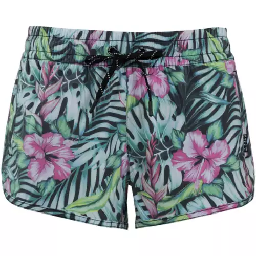 Women's Salt Life Blue Hawaiian Hybrid Shorts 3 Women's Salt Life Blue Hawaiian Hybrid Shorts