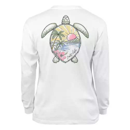 Girls' Salt Life Scenic Turtle Long Sleeve T-Shirt 3 Girls' Salt Life Scenic Turtle Long Sleeve T-Shirt